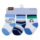 Carter's Printed Pack Of 3 Comfy Cotton Socks