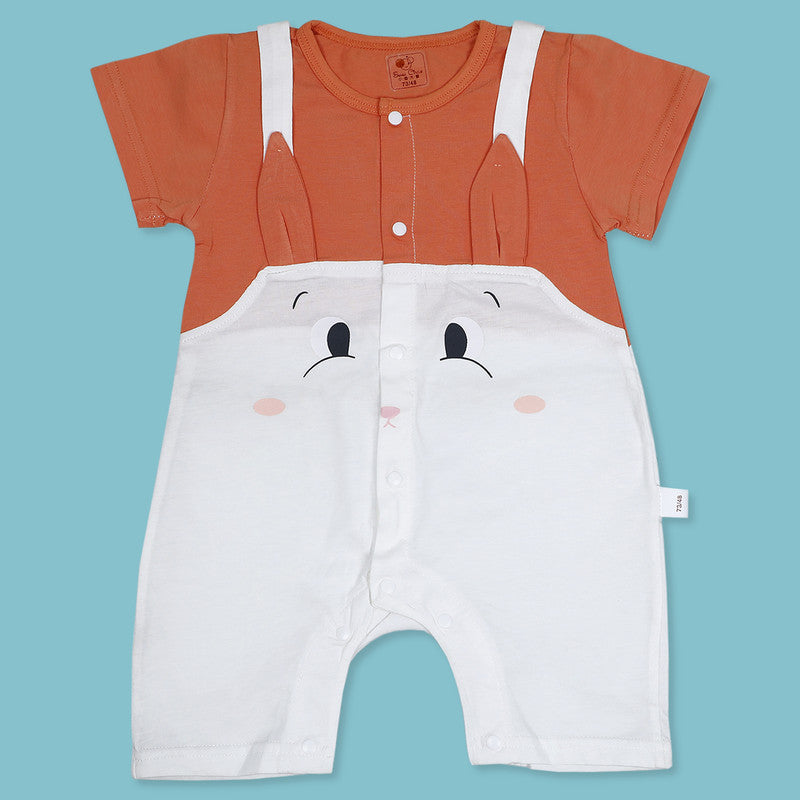 Bunny Infrant Half Sleeve Cotton Short Romper