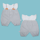 Cute Bunny Infrant Half Sleeve Cotton Short Romper