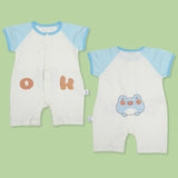 Frog Infrant Half Sleeve Cotton Short Romper