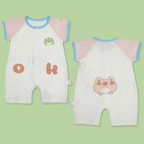 Frog Infrant Half Sleeve Cotton Short Romper