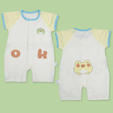 Frog Infrant Half Sleeve Cotton Short Romper