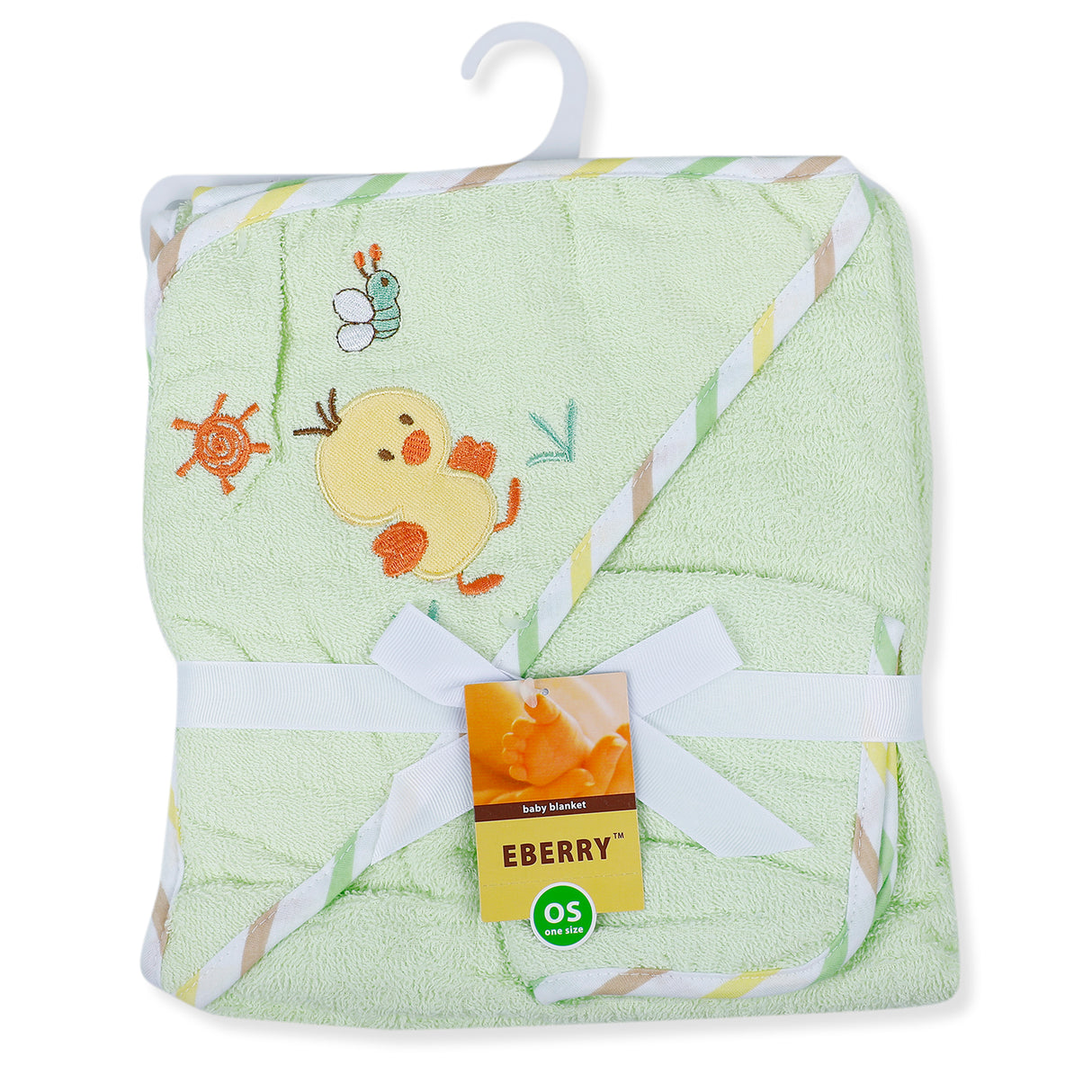 EBERRY Soft Baby Towel & Wash Cloth Set
