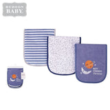 Hudson Baby Pack Of 3 Burp Cloth