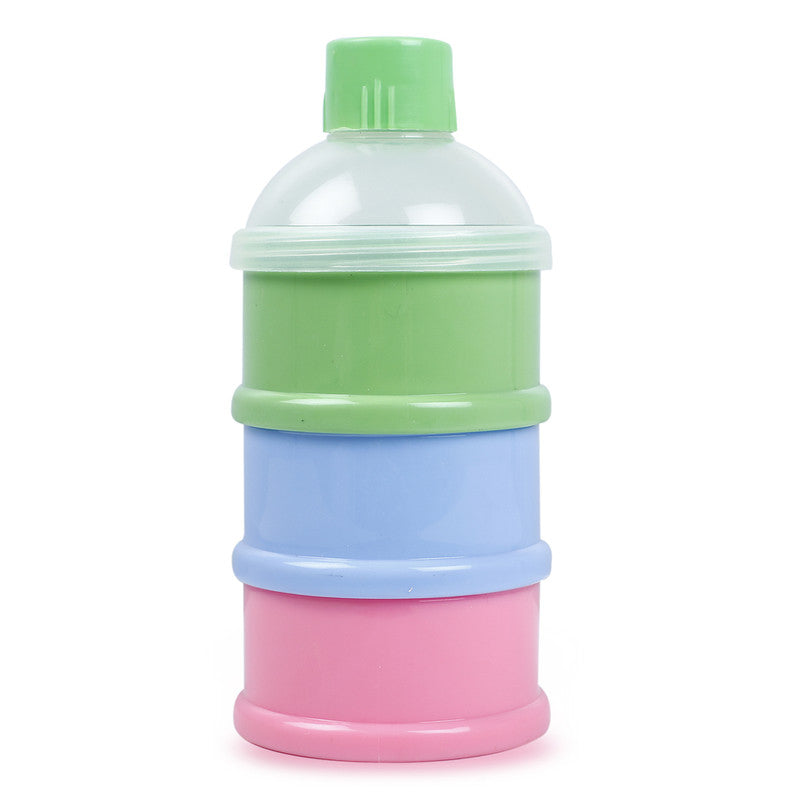 Colourful Travel Friendly Milk Powder Container With Cap