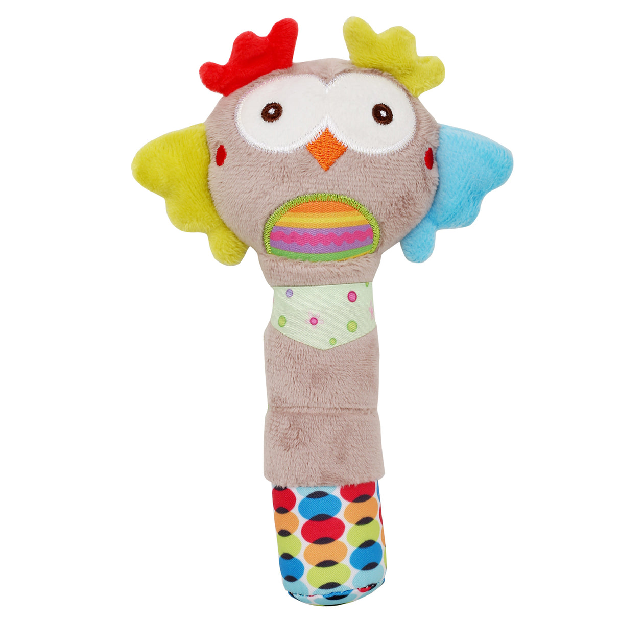 Baby Moo Multicolour Handheld Rattle Toy