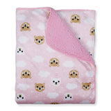 Soft Breathable Patchwork Fur Blanket