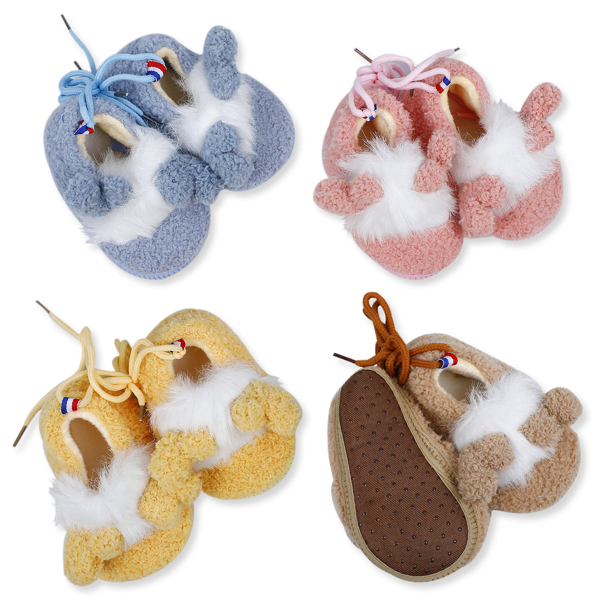 Animal Horn Soft And Comfy Fur Booties