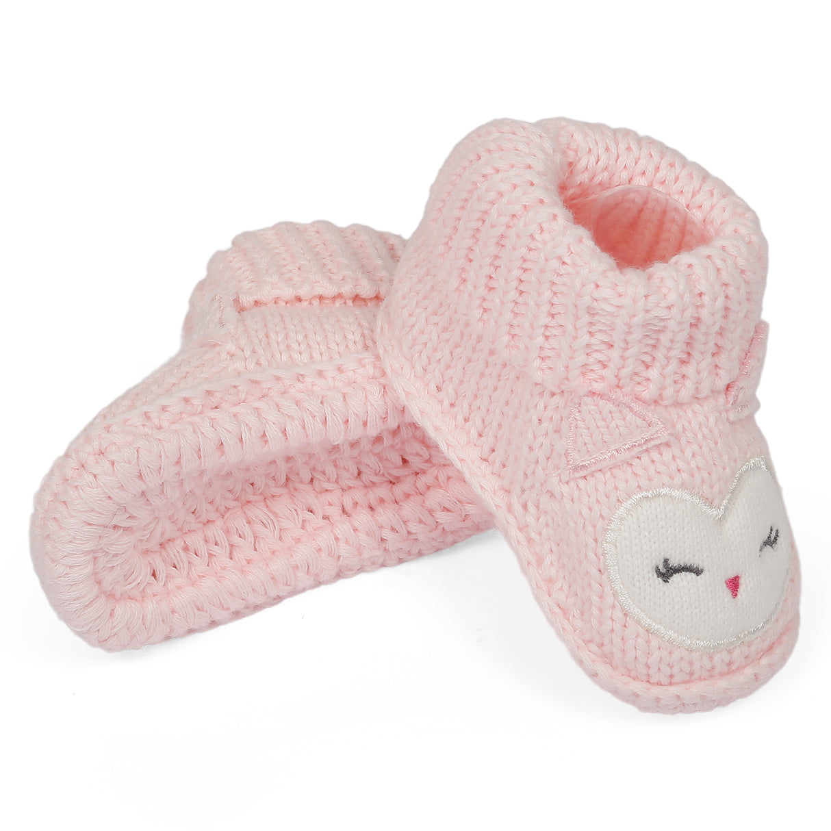 Baby Moo Newborn Girl Crochet Socks Booties