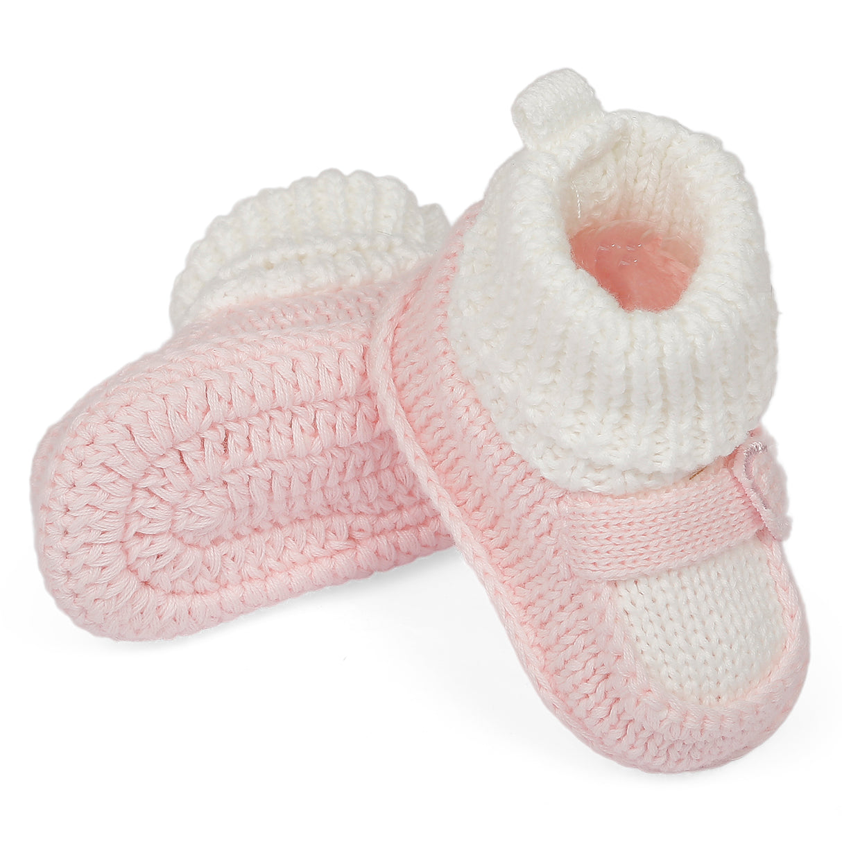 Baby Moo Newborn Girl Crochet Socks Booties
