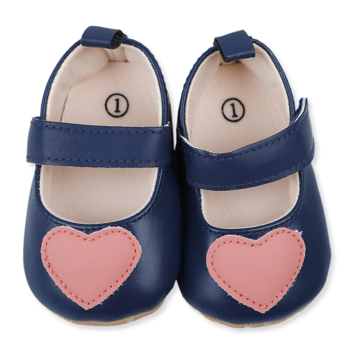 Cute Heart Girls Adorable Anti-Skid Ballerina Booties