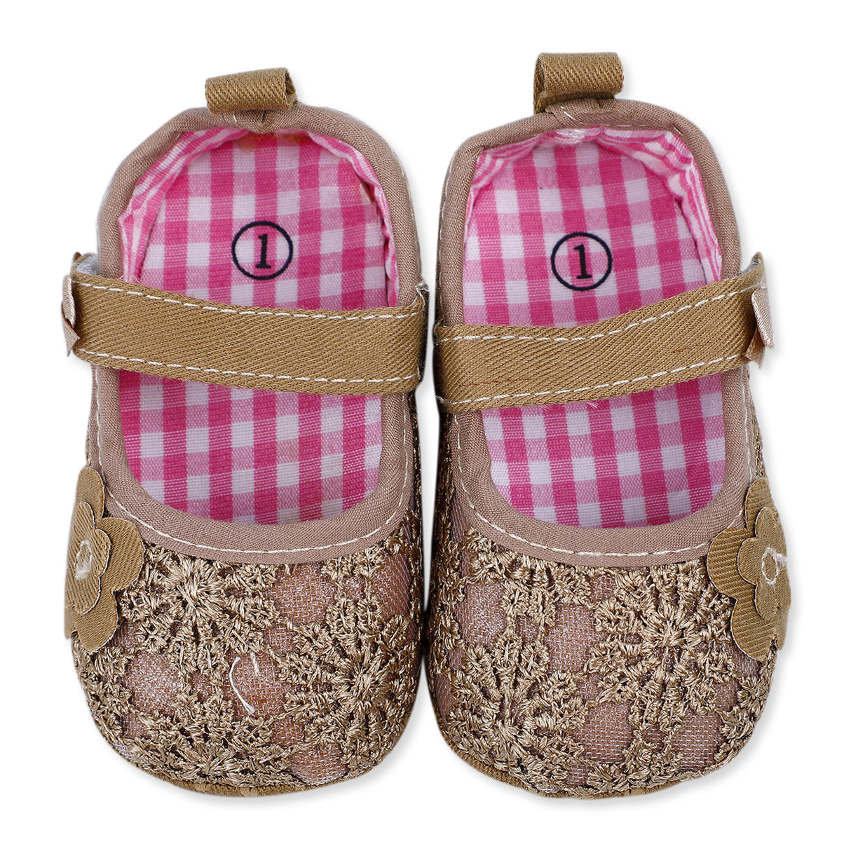 Premium Flora Girls Anti-Skid Ballerina Booties