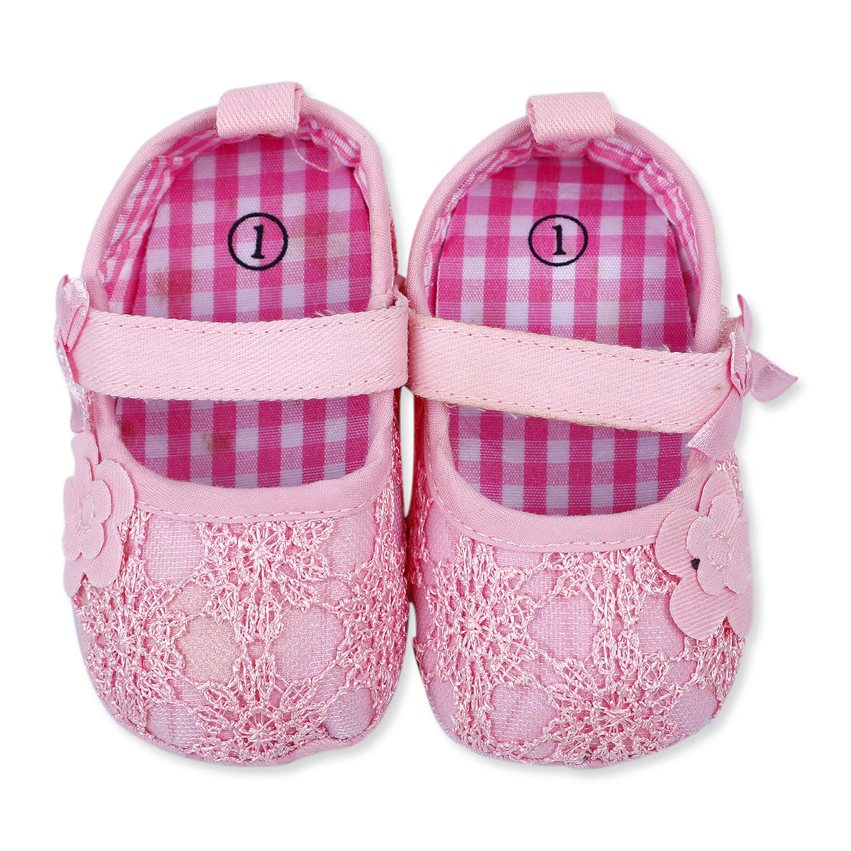 Premium Flora Girls Anti-Skid Ballerina Booties