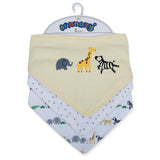 Sunnozy 3 Pack Bandana Cotton Bibs