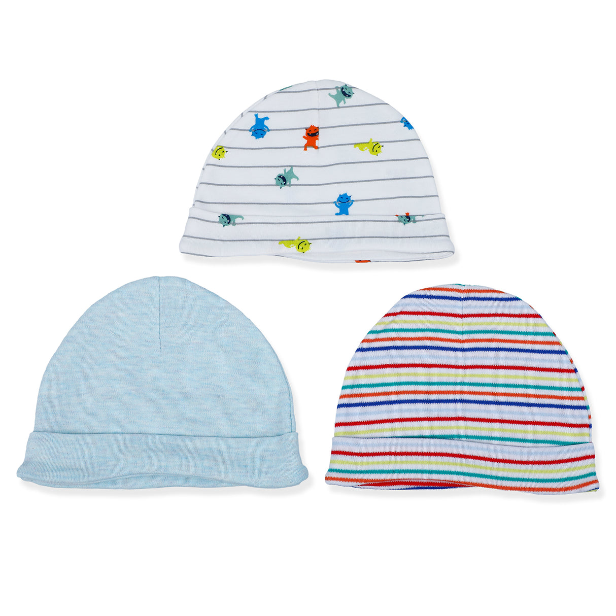 Sunnozy Pack Of 3 Stretchable Caps