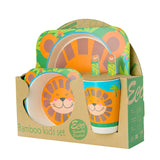 Baby Moo Bamboo Fiber Dinner Set 5Pk