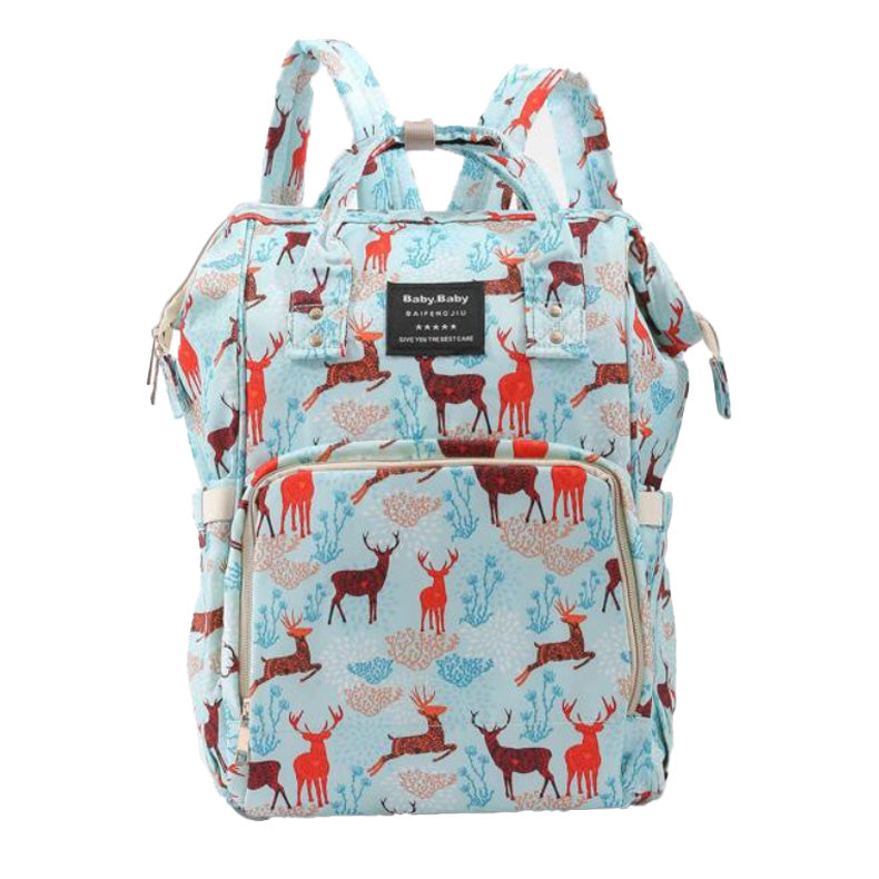 Baby Baby Antlers Print Multipurpose Stylish Diaper Bag