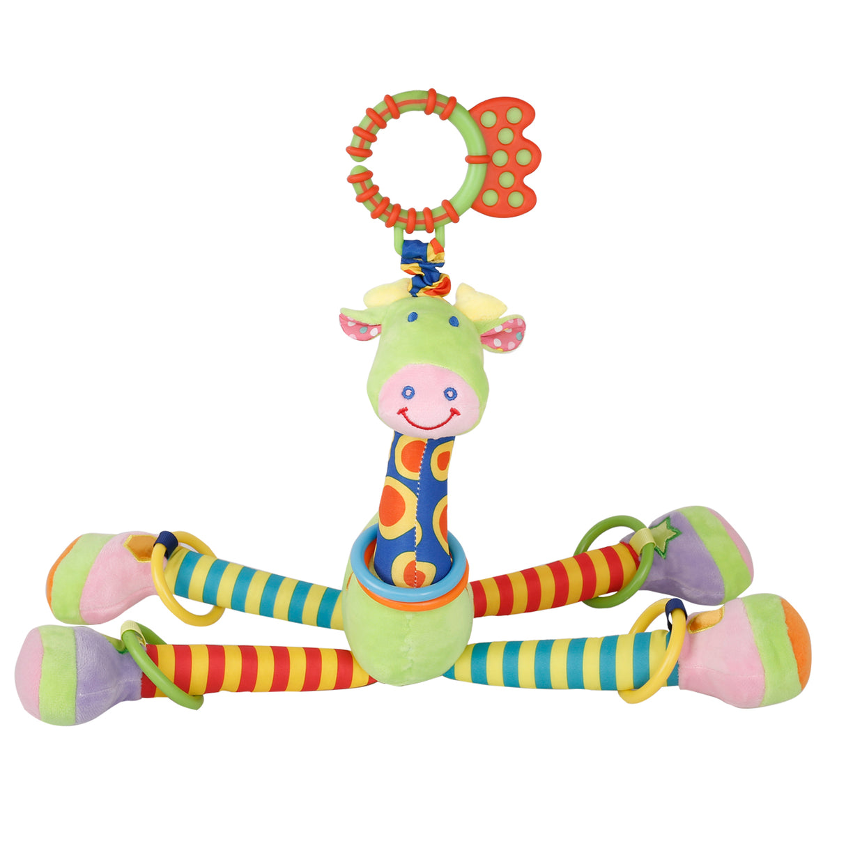 Baby Moo Giraffe Hanging Toy With Teether