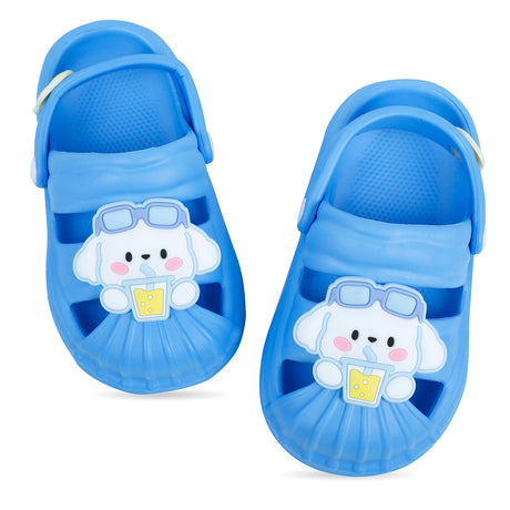 Baby Moo Applique Waterproof Anti Skid Sling Back Clogs