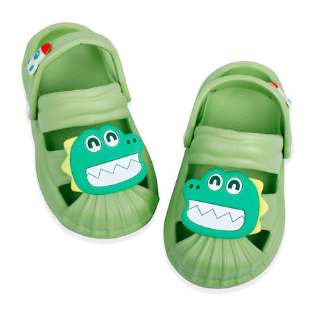 Baby Moo Applique Waterproof Anti Skid Sling Back Clogs