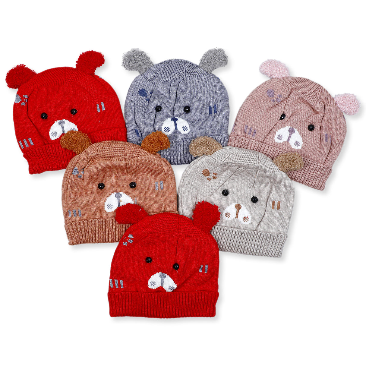 Bear Soft And Stretchable Woollen Cap