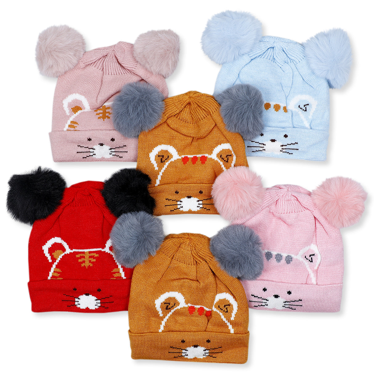 Kitty Soft And Stretchable Woollen Cap