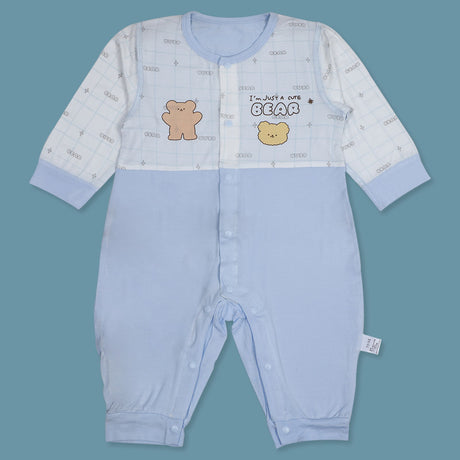 Cute Bear Infrant Full Sleeves Cotton Romper