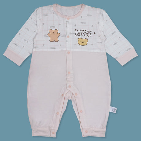 Cute Bear Infrant Full Sleeves Cotton Romper