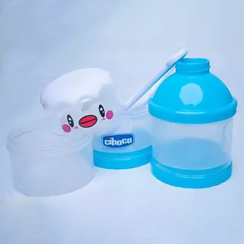 3 layer Baby Milk Powder And Snack Storage Container with Fork And Spoon