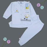 Baby Elephant Full Sleeves Top And Pyjama Cotton Night Suit