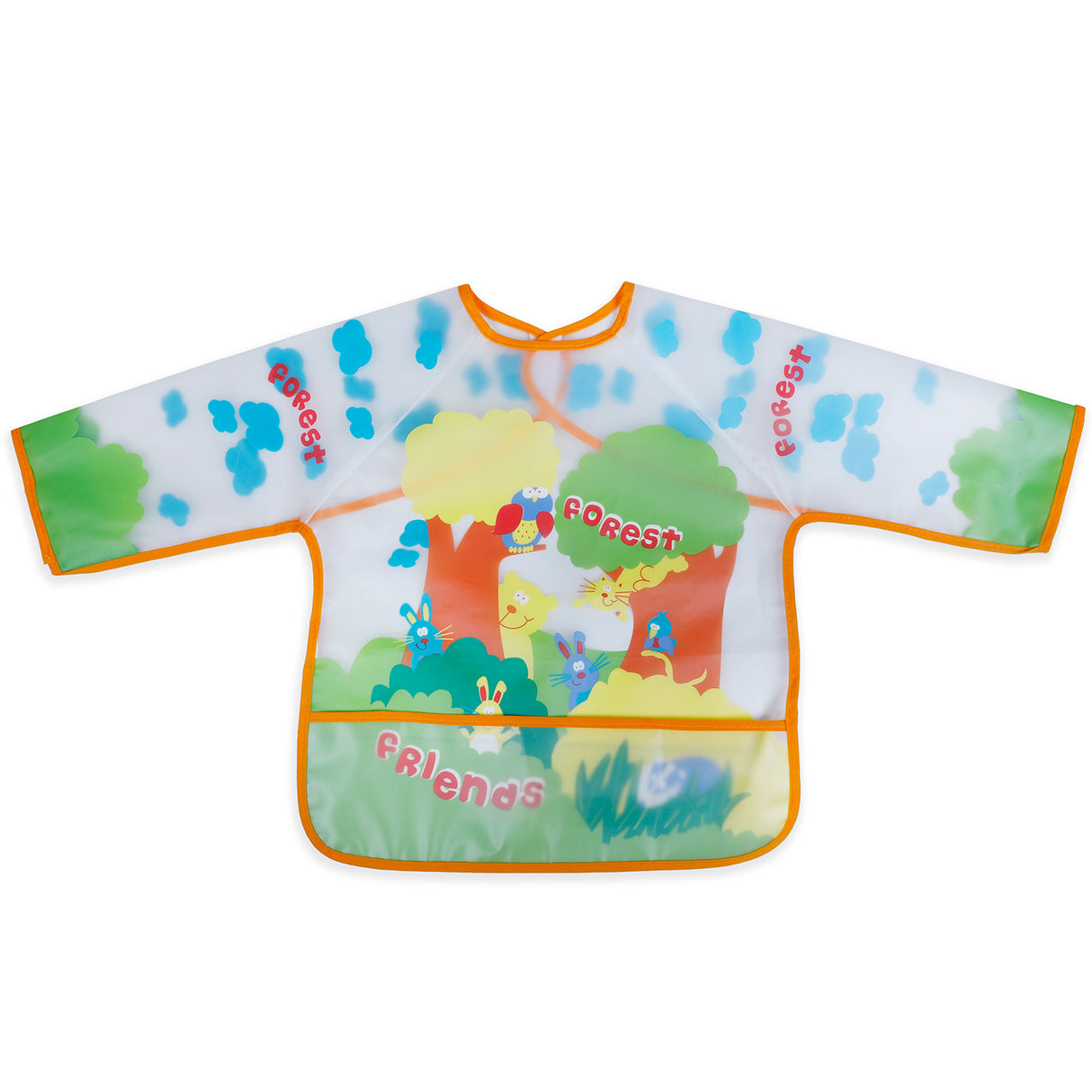 Baby Moo Unisex Long Sleeves Waterproof Wear Me Bib