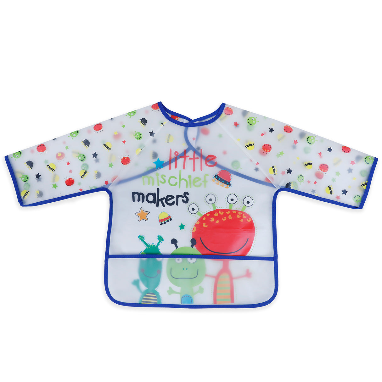 Baby Moo Unisex Long Sleeves Waterproof Wear Me Bib