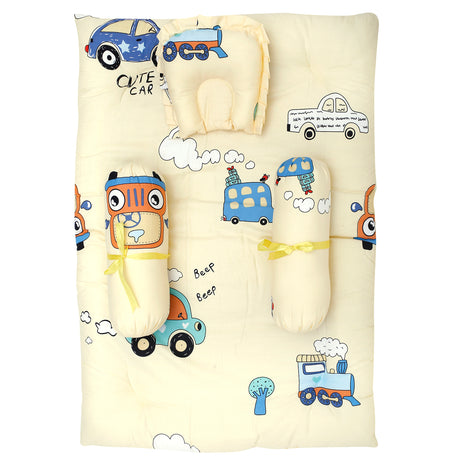 Baby Moo Mattress Set With Neck Pillow and Bolsters