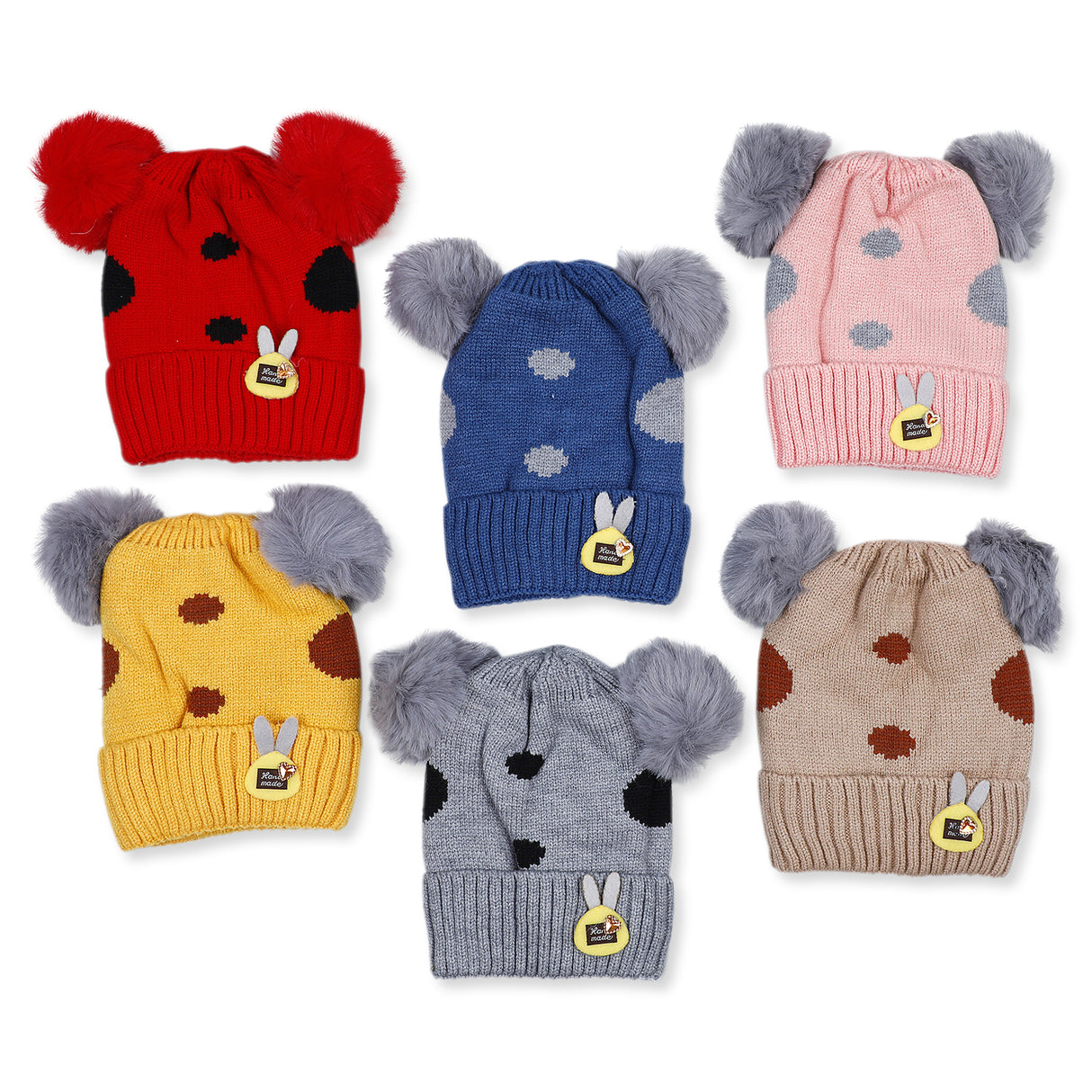 Rabbit Soft And Stretchable Woollen Cap
