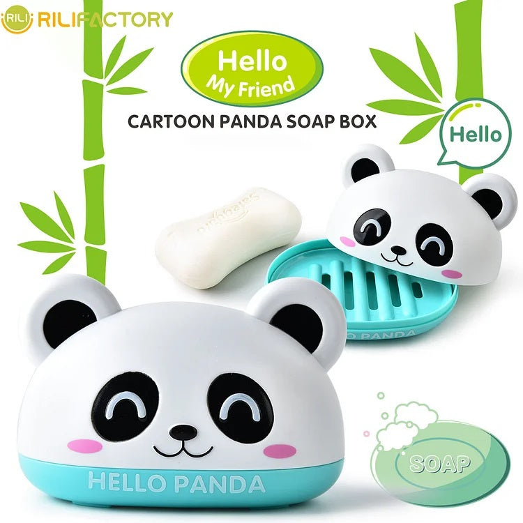 Panda Lightweight and Handy Cartoon Soap Box