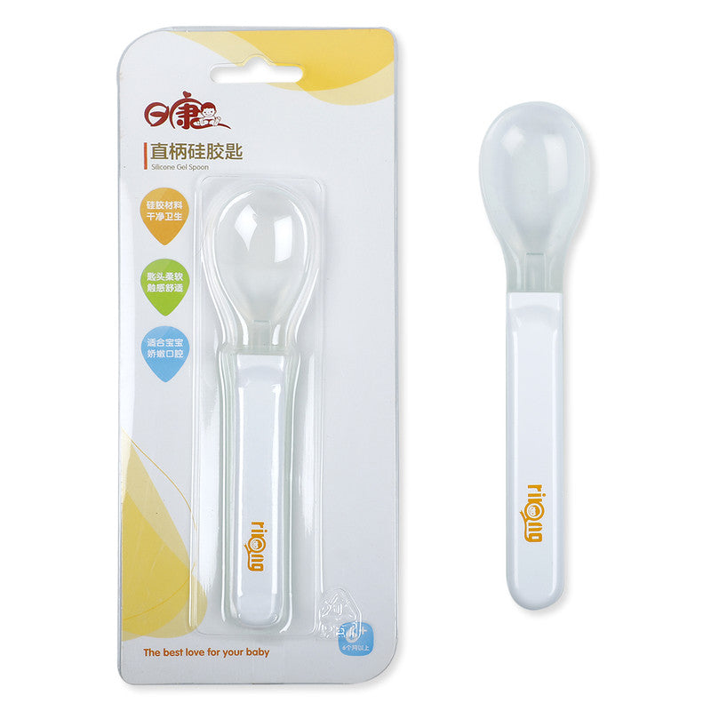 Soft And Durable Silicon Baby Feeding Spoon