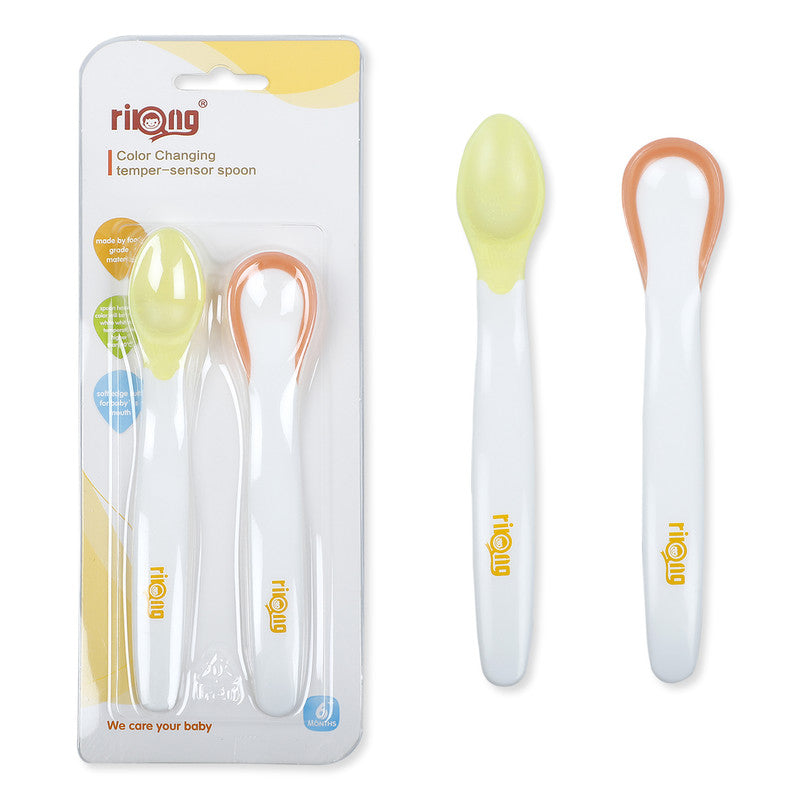 Soft And Heat Discolouration Baby Feeding Spoon Set