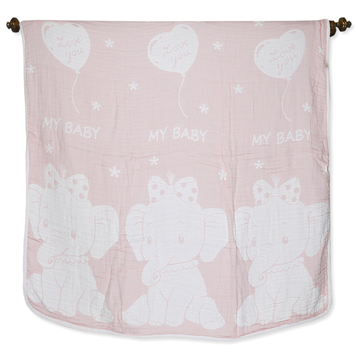 Baby Elephant Lightweight Soft Cozy Blanket