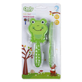 Soft And Gentle Animal Themed Comb And Brush Set