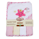 EBERRY Soft And Cozy Towel & Wash Cloth Set