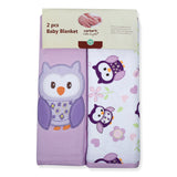 Carter's Adorable Animal Printed Pack Of 2 Cotton Wrapper