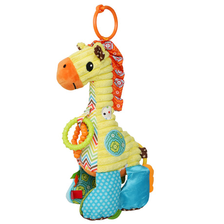 Baby Moo Multicolour Hanging Pulling Toy With Teether