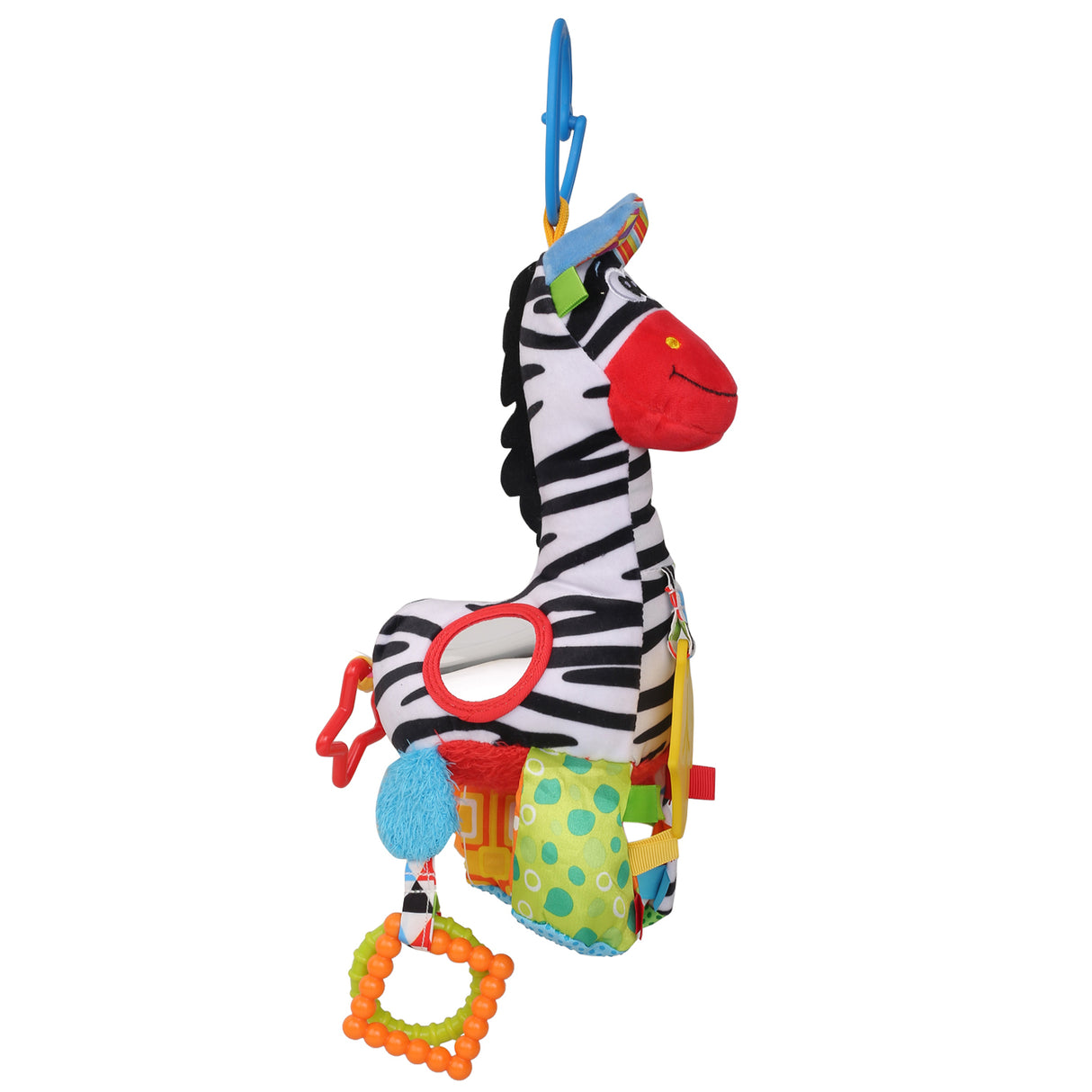 Baby Moo Multicolour Hanging Pulling Toy With Teether