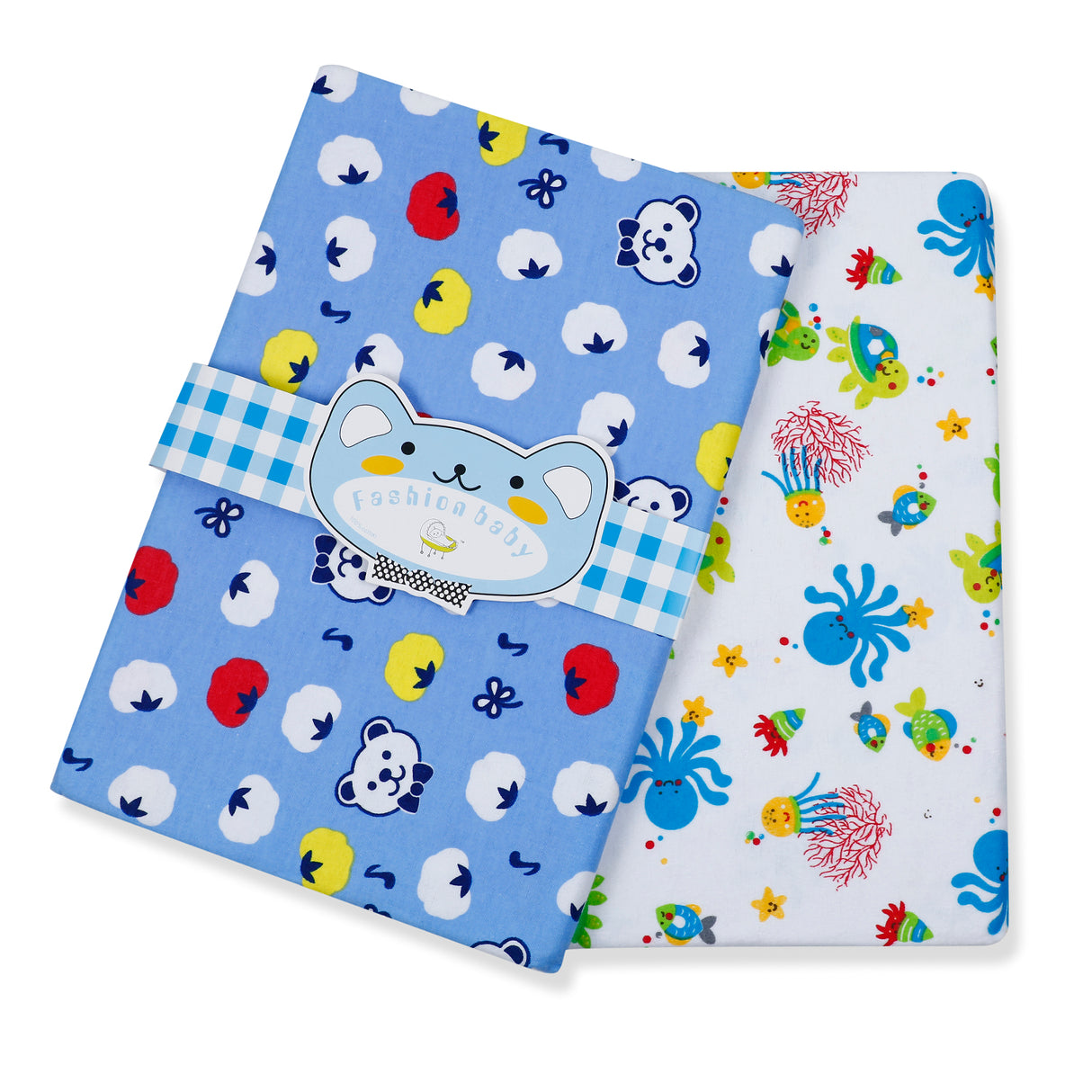 Fashion Baby Soft And Comfort Pack Of 2 Cotton Flalin Wrapper